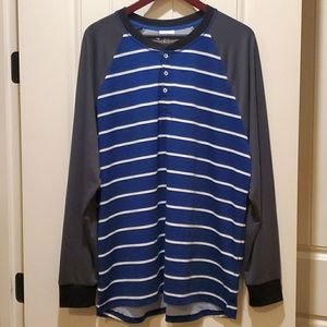 LuLaRoe Blue White Stripes Mark
